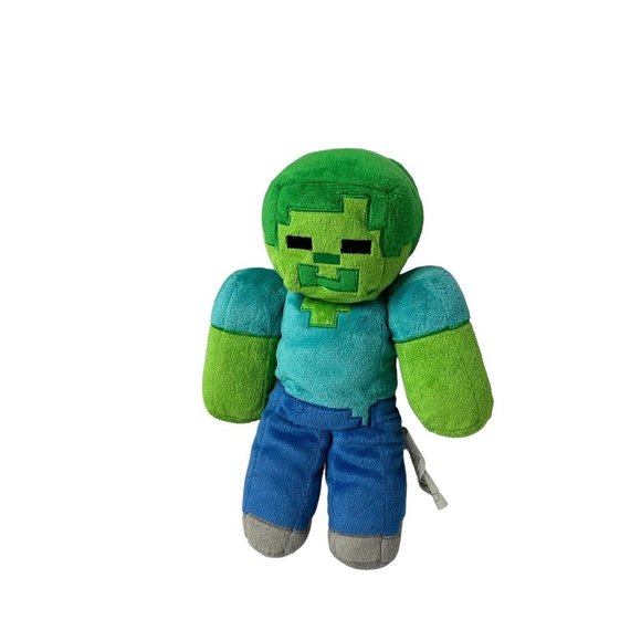 Mojang Plush Minecraft Jinx Creeper Zombie Steve Stuffed Animal - Picture 2 of 4